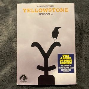Yellowstone Season 4 on DVD, 4 hours of bonus content, New .